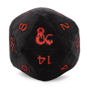 Ultra Pro - Jumbo Black and Red D20 Dice Plush for...