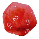 Ultra Pro - Jumbo D20 Novelty Dice Plush in Red with...
