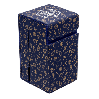 Ultra Pro - Printed Leatherette Dice Tower featuring: Bells Hells Pattern from Critical Role