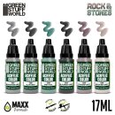 Green Stuff World - Paint Set - Rock & Stone