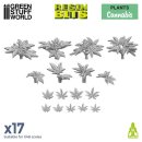 Green Stuff World - 3D printed set - Cannabis