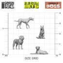 Green Stuff World - 3D printed set - Dogs