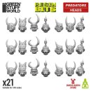 Green Stuff World - DakkaDakka - Predators - Heads