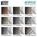 Green Stuff World - Acrylic molds - Zig Zag Pavement