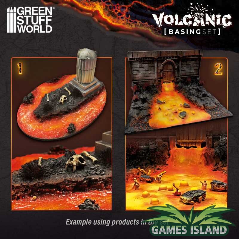 Green Stuff World: Basing Set - Volcanic Green Stuff World: Basing Set - Volcanic