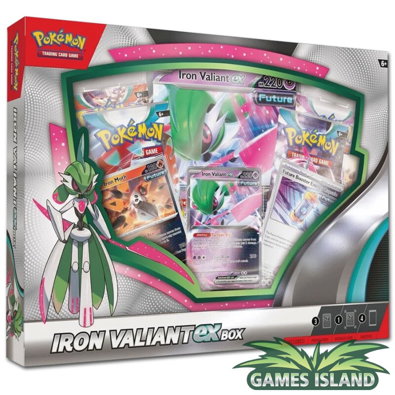 Pokemon iron valiant ex box english