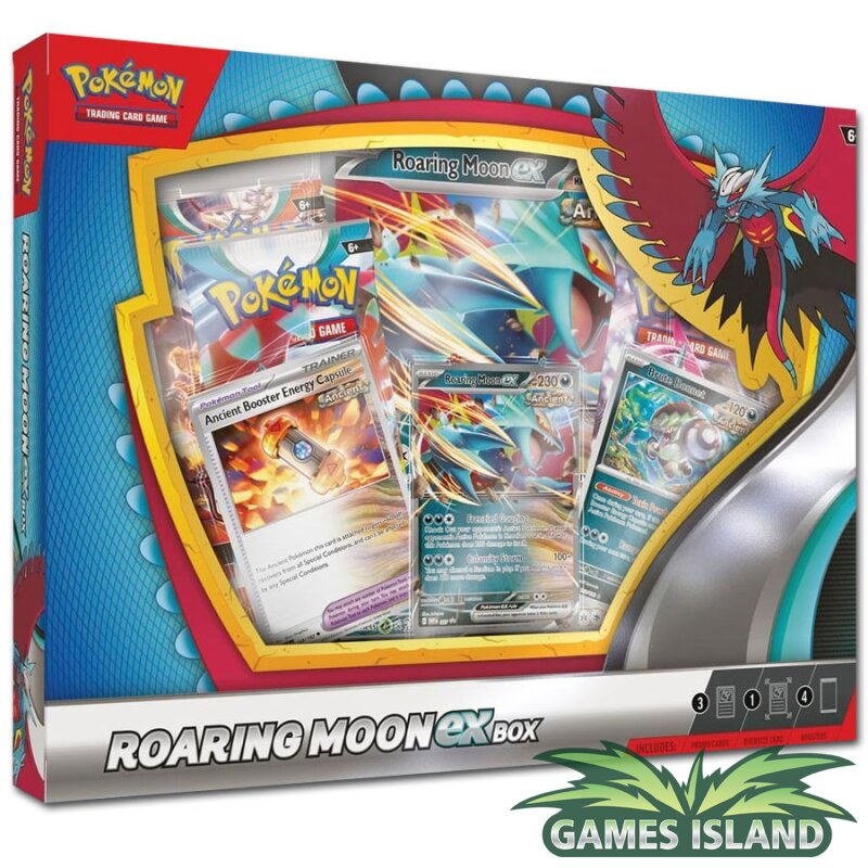Pokemon roaring moon ex box english