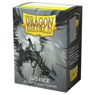 Dragon Shield - Standard Size Dual Matte Sleeves - Justice (100 Sleeves)