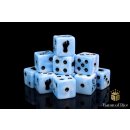 Baron of Dice - Giant, Blue Frost 16mm Square Corner Dice...