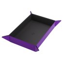 Gamegenic - Magnetic Dice Tray Rectangular - Black / Purple