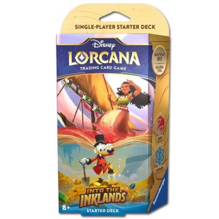 Disney Lorcana TCG - Into the Inklands Starter Deck - Englisch - Ruby, Sapphire