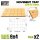 Green Stuff World - MDF Movement Trays - Slimfit Square 20 mm 6x4