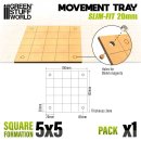 Green Stuff World - MDF Movement Trays - Slimfit Square...