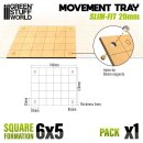 Green Stuff World - MDF Movement Trays - Slimfit Square 20 mm 6x5