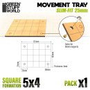 Green Stuff World - MDF Movement Trays - Slimfit Square...