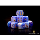 Baron of Dice - Omega, Gold 16mm Round Corner Dice (25)