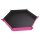 Gamegenic - Magnetic Dice Tray Hexagonal - Black / Pink