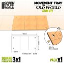 Green Stuff World - MDF Movement Trays - Slimfit 180x100mm