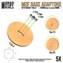 Green Stuff World - MDF Base Adapter - Round to Square 50mm