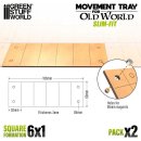 Green Stuff World - MDF Movement Trays - Slimfit 180x60mm