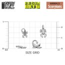 Green Stuff World - 3D printed set - Scorpions