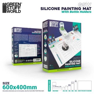 Green Stuff World - Silicone Painting Mat with Edges 450x300mm