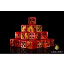 Baron of Dice - Skull Grinders, Fiery Hell 16mm Square...