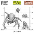 Green Stuff World - 3D printed set - Monster Spiders