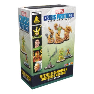 Marvel: Crisis Protocol - Electro, Sandman, Shocker & Vulture - Multilingual