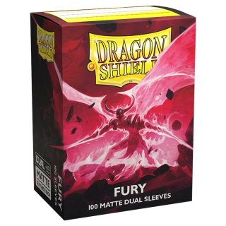 Dragon Shield - Standard Size Dual Matte Sleeves - Fury (100 Sleeves)