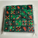 Baron of Dice - Drake, Green & Orange 16mm Square...