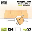 Green Stuff World - MDF Movement Trays - Slimfit 120x60mm