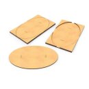 Green Stuff World - MDF Base adapter - Oval 170x105mm to...