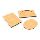 Green Stuff World - MDF Base adapter - Oval 120x92mm to...