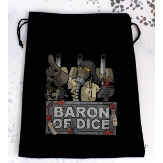 Baron of Dice - Premium Black Dice Bags - Artillery