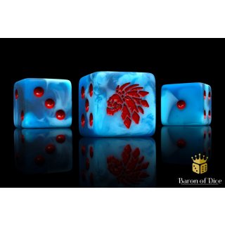 Baron of Dice - Avian Carnivores 16mm Square Corner Dice (25)