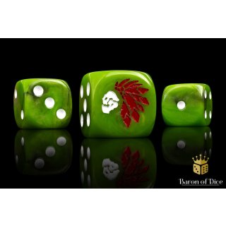 Baron of Dice - Tribal Avians 16mm Round Corner Dice (25)