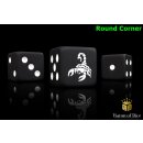 Baron of Dice - Ancient Scorpion 16mm Round Corner Dice (25)