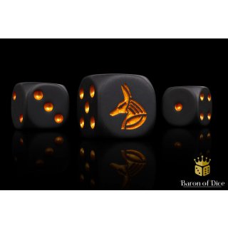 Baron of Dice - Anubis 16mm Round Corner Dice (25)