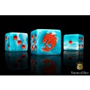 Baron of Dice - Sea Monsters, Orange 16mm Square Corner...