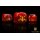 Baron of Dice - Chain Blades, Blood Red 16mm Round Corner Dice (25)
