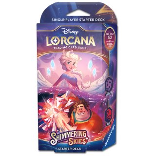 Disney Lorcana TCG - Shimmering Skies Starter Deck - Englisch - Deck 2 (Amethyst, Ruby)