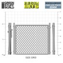 Green Stuff World - 3D printed set - Chain Link Fences 50mm