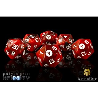 Baron of Dice - Infinity: Nomads Official Dice Set (6 Dices)