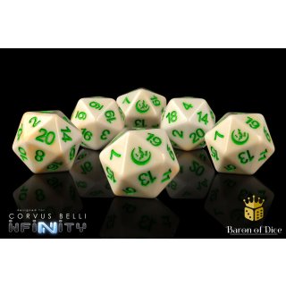 Baron of Dice - Infinity: Haqqislam - Official Dice Set (6 Dices)