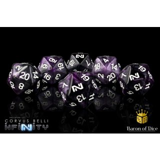 Baron of Dice - Infinity: N4 Conquering Aliens - Official Dice Set (6 Dices)