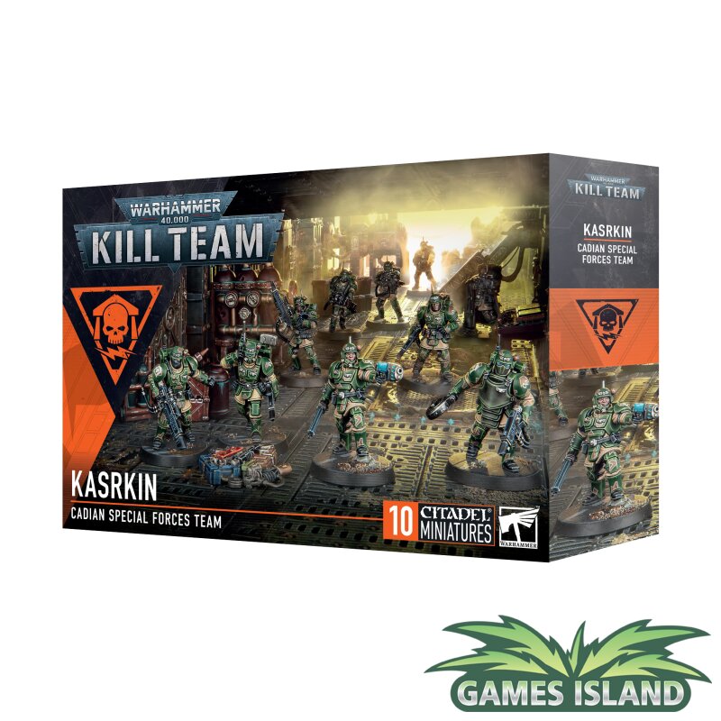 Warhammer 40k kasrkin kill team for imperial gaurd SEALED hard good to find