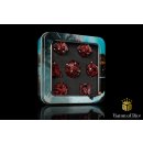 Baron of Dice - Angels of Death Metal RPG Dice Set (7 Pieces)