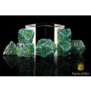 Baron of Dice - Undead Legion Metal RPG Dice Set (7 Pieces)