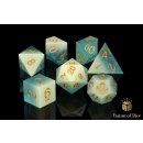 Baron of Dice - Blue Water Sharp Edge RPG Dice Set (7...